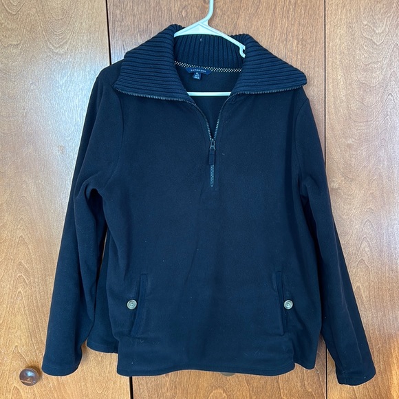 Lands’ End fleece quarter zip XL 18-20 - Picture 1 of 4